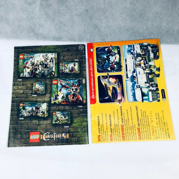 Lego Castle 7036 Dwarves' Mine - 2 x Instruction Booklets Only - Picture 3 of 3